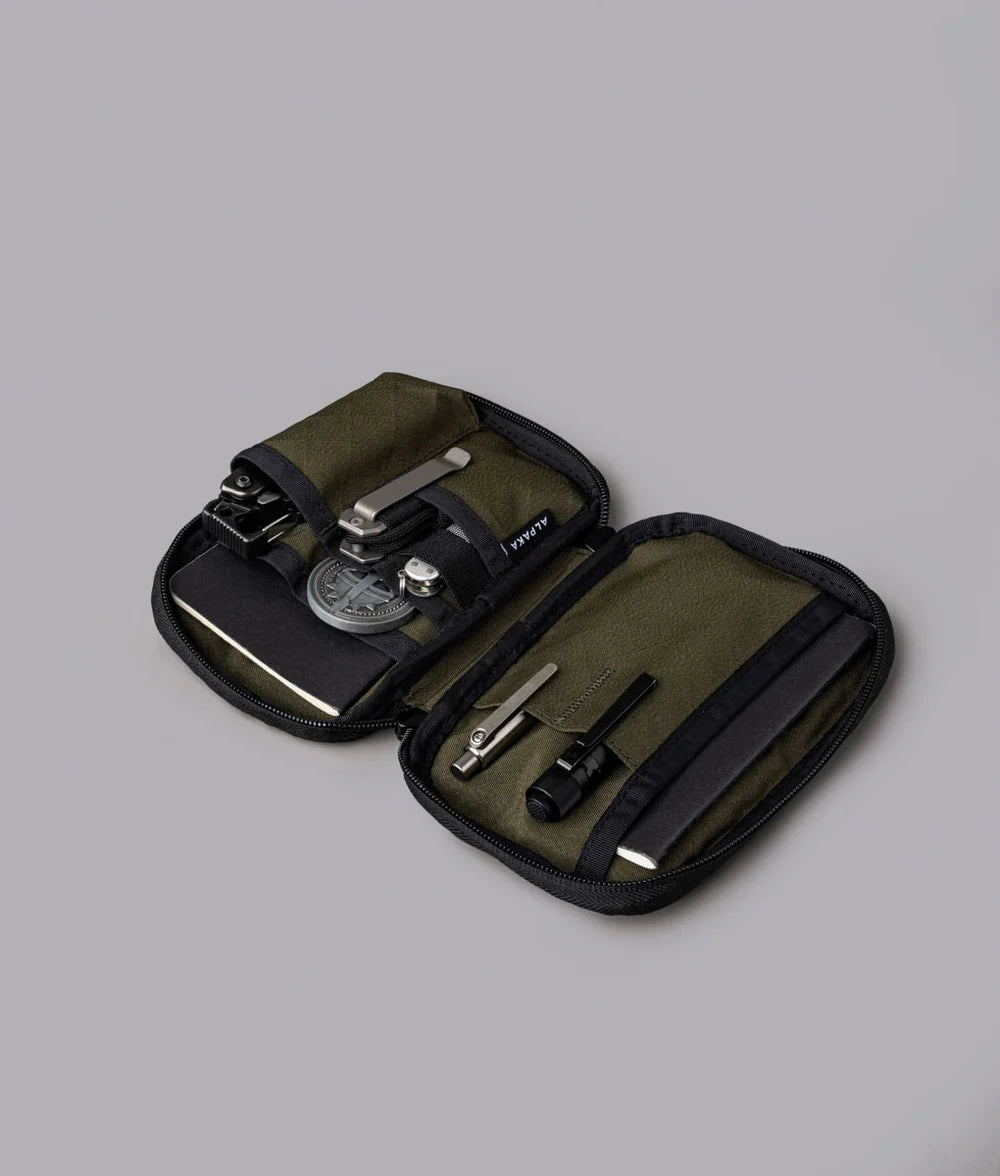 7 個內部口袋,可放置 EDC 工具