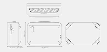 ELEMENTS TECH CASE MAX MULBERRY VX21 - LIMITED EDITION 加大版收納包